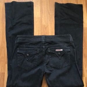 Hudson Boot Leg Black Jeans Sz 31
